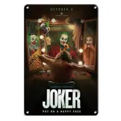 『ジョーカー』映画ポスター メタルサイン　インテリア雑貨　金属