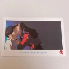エヴァンゲリオン 限定 レトロ ポストカード 碇シンジ 葛城ミサト