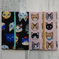 ハンドメイド ポケットティッシュケース 【にゃんこセット】