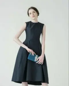 CELFORD ノースリーブ フレアワンピース