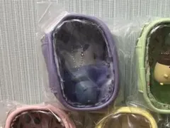 ネコさん　お文具さんといっしょ フィギュア付きポーチ