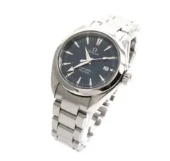 【OMEGA】オメガ 時計 ’アクアテラ’ ネイビー レディースモデル☆極美品☆
