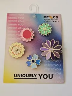 crocs クロックス ジビッツ FloralSpin 花 5個のサムネイル