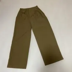 本日値下げ　スーツパンツ　S 美品　茶系色 ダンス衣装に　股下73センチ
