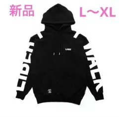 リバティウォーク　LBWK LIBERTYWALK コラボパーカー　Lサイズ LIBERTYWALK LB Hoodie Black ロゴパーカー L - メルカリ