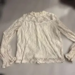 INGNI 総レース カットソー オフホワイト