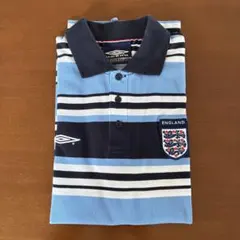 umbro イングランド代表　ボーダー　ポロシャツ 00s UMBRO アンブロ イングランド代表 ボーダー ポロシャツ XL - メルカリ