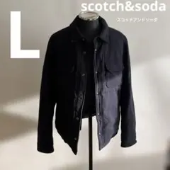 scotch&soda スコッチアンドソーダ　ダウン　ジャケット　ウール　シャツ
