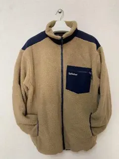 新品未使用　フリースジャケット ベージュ/ネイビー