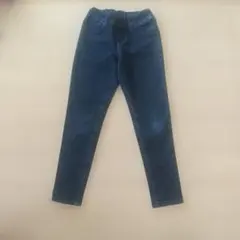 ダークブルースキニーデニムパンツ