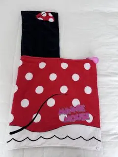 ミニーマウス　フード付きタオル