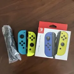 任天堂純正品】Joy-Con ブルー ネオンイエロー - メルカリ