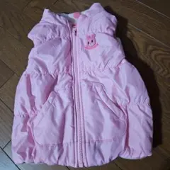 ピンクのリバーシブルベスト