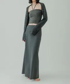 【yo BIOTOP】wool tight Aline skirtのサムネイル