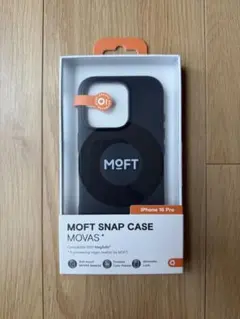 iPhone 16Pro対応 MOVAS™レザーケース（ジェットブラック） 新品のサムネイル