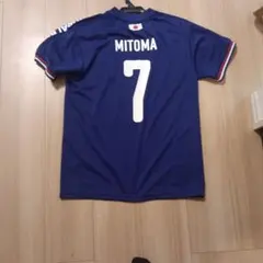 サッカー日本代表 三笘薫 ユニフォーム SAMURAI BLUE　Sサイズのサムネイル