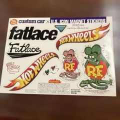 Fatlace Hot Wheels マグネットステッカー