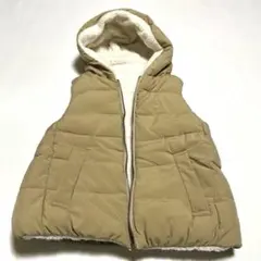 フリース ダウンベスト