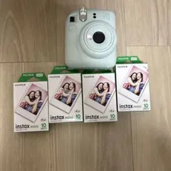 Fujifilm instax mini 12 ライトブルー フィルム40枚付き