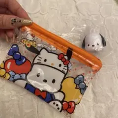 ポチャッコ 透明ポーチとガチャセット