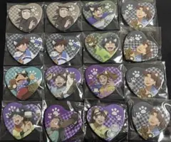 忍たま乱太郎 ナンジャタウン ハート缶バッジ 16個セット