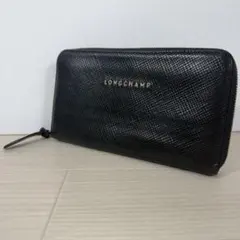 K*︎様 LONGCHAMP ロンシャン 長財布 ランドジップ メタルロゴ ブラのサムネイル