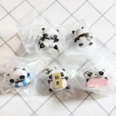 たれぱんだ　つなげて可愛い！マスコットチャーム　全5種