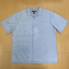 BANANA REPUBLIC 半袖開襟シャツ XL スモーキーブルーのサムネイル