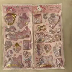 キラキラカプセルシール サンリオ キティ マイメロ