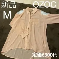 OZOC シースルーシャツ　M 新品