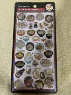 ボンボンドロップシール　和柄　ラーメン　正規品