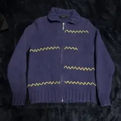 caspi 紫色ニットジャケット