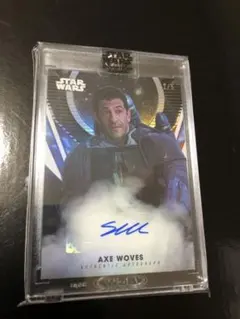 Topps star wars AXE WOVES サインカード 5シリ