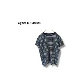 【アニエスベーオム】Tシャツ カットソー　半袖　ボーダー　カジュアル