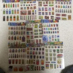 日本の飲料・食品ミニチュアシールセット10枚