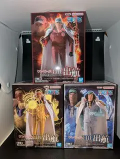 ONEPIECE THE出航 LOGIA 赤犬 ＆ 黄猿 ＆ 青雉 全３種SET