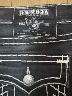 TRUE RELIGION ブラックデニム ジーンズのサムネイル