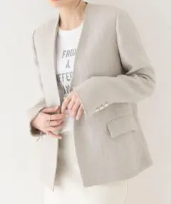 2023ss Plage　ノーカラージャケット36 2023ss Plage ノーカラージャケット36