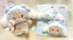 シナモロールmikko illustrationsマスコットホルダーヘアクリップ