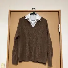 り*ん様 アースミュージック&エコロジー茶セーター