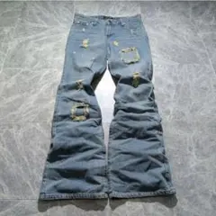 00s archive flare denim grunge gimmick
