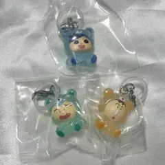 クレヨンしんちゃん みんなでくまパジャマ めじるしアクセサリー 3つセット