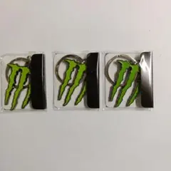 モンスター ロゴ デザイン オリジナル 限定 キーホルダー 3個セット