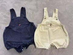 バースデイ コトリ Cottoli サロペット　70 2着セット