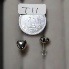 T11-2 ステンレスピアス レディース メンズ アクセサリー 無言OK