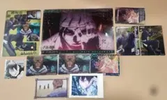 呪術廻戦　究極メカ丸　カード、原作絵ステッカー丸美屋コラボステッカー等　11点