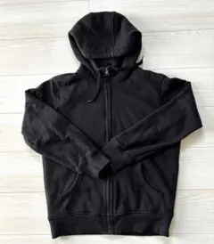 UNIQLO ユニクロ　ボアスウェットフルジップパーカ　サイズM 黒　ブラック