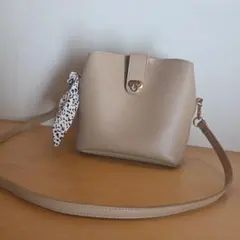 grove　ショルダーバック　ハンドバック　ベージュ