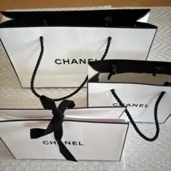 CHANEL 紙袋中・小&ギフトボックス3点セット