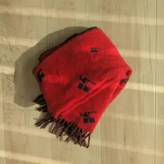 レアカラー！90s　クレージュ　マフラー　リバーシブル